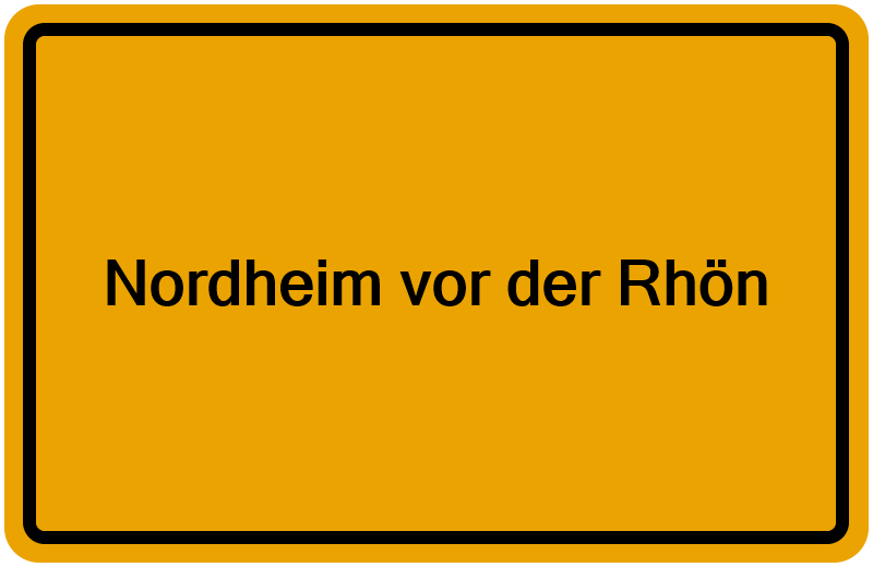 Handelsregister Nordheim vor der Rhön